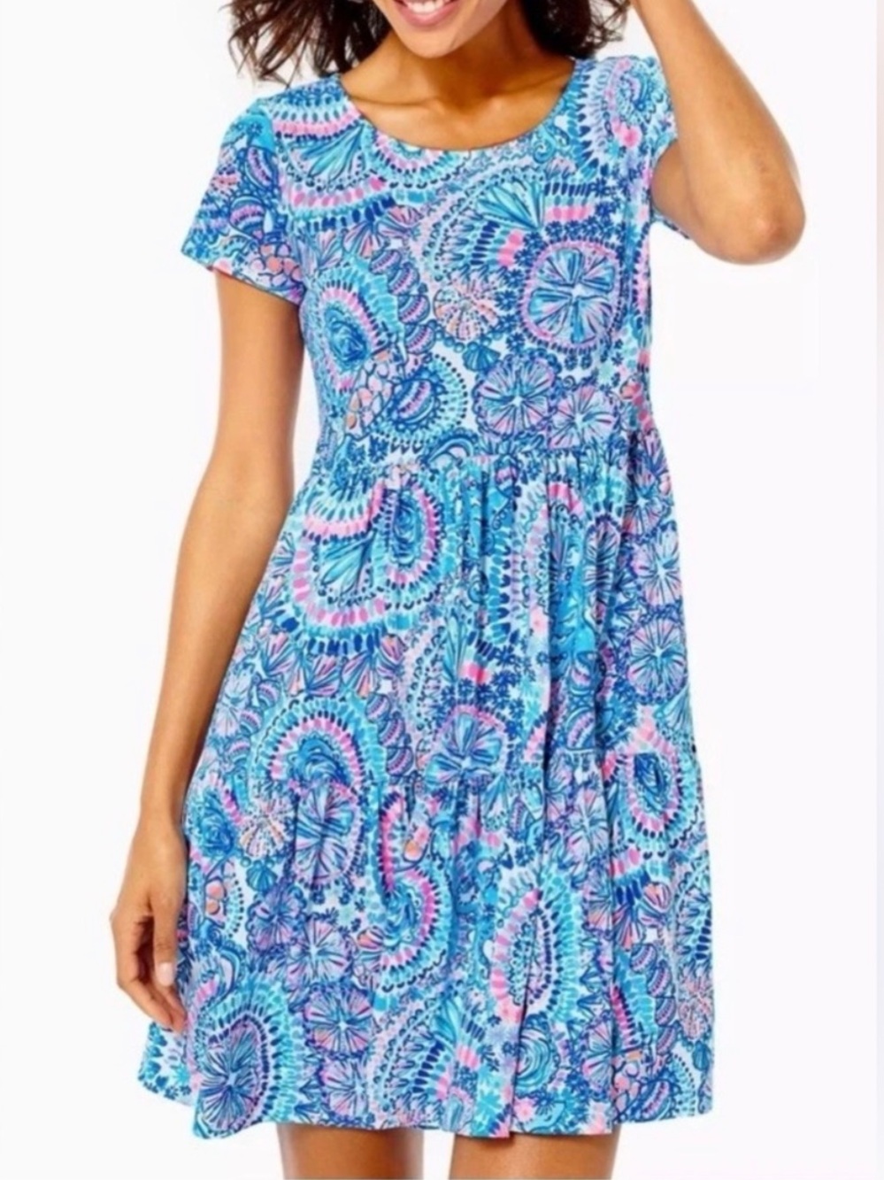 Lilly Pulitzer tiered dress sz XL